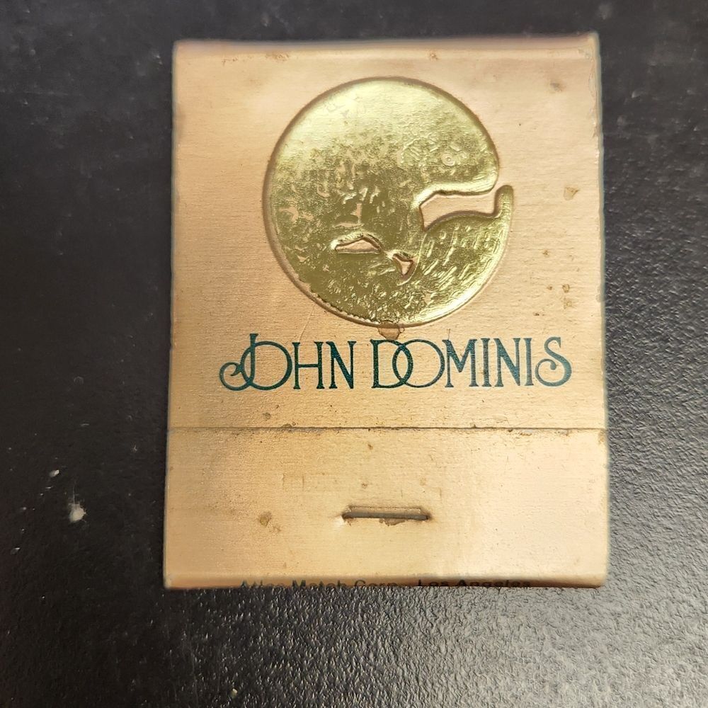 John Dominis HONOLULU Hawaii Matchbook
